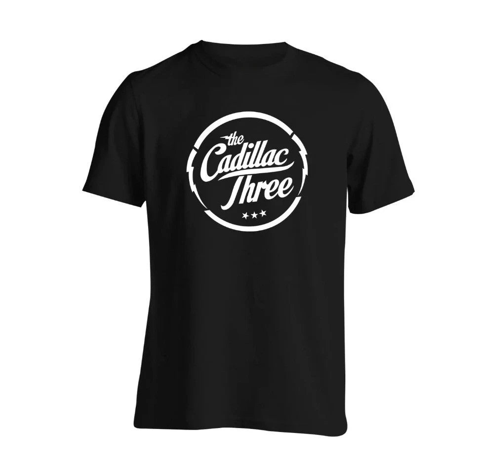 The Cadillac Three T Shirt USA American Southern Rock Guitar S,M,L,XL,2XL Black