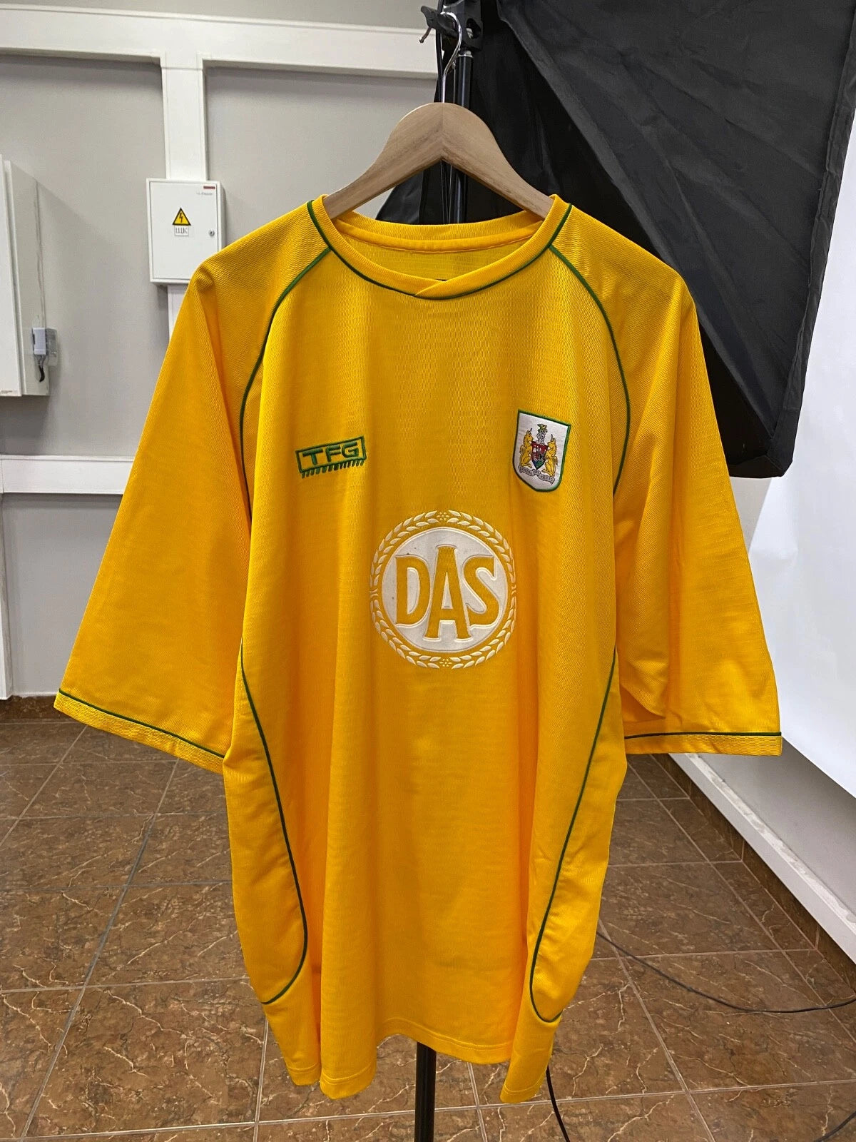 🏴 Vintage 90s TFG Bristol City Soccer Jersey Retro size XXL/XXXL