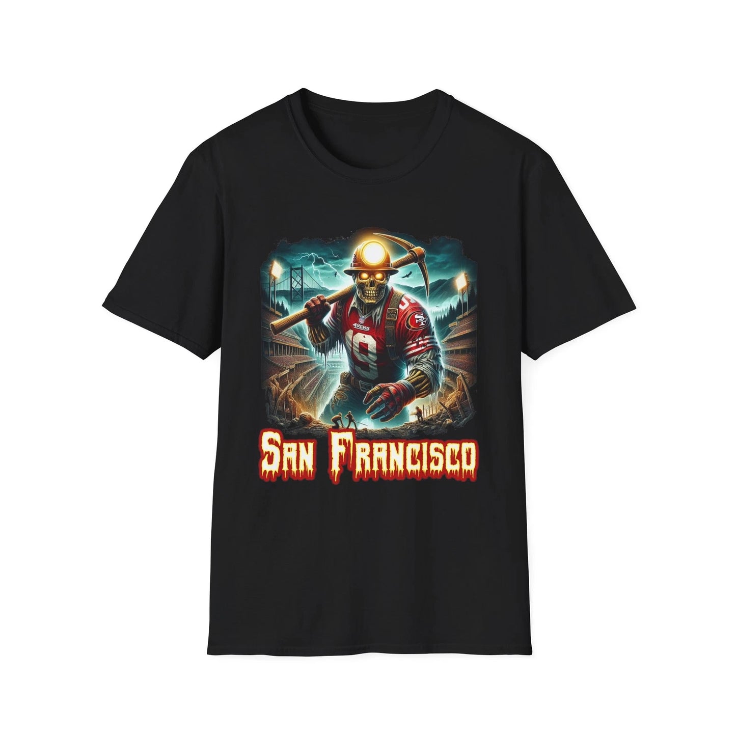 San Francisco 49ers Horror Mash Up T-Shirt - Spooky NFL Fan Apparel