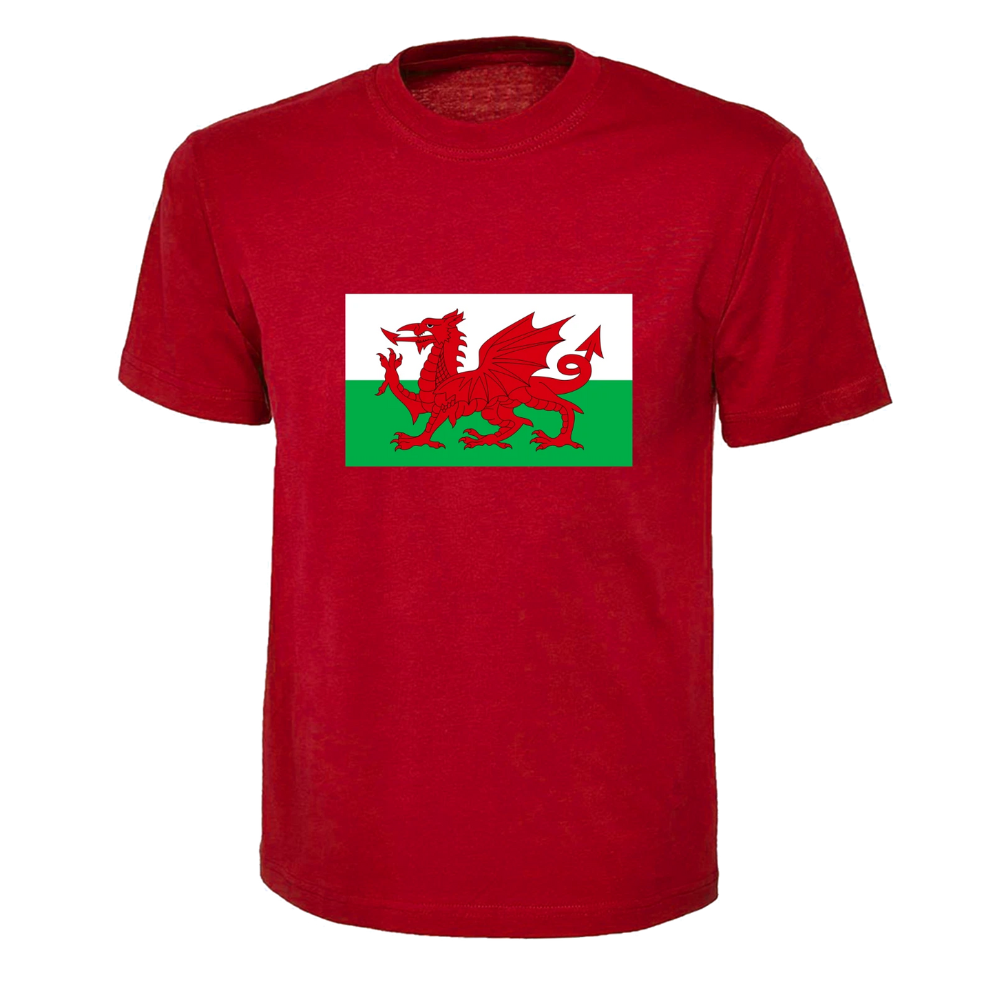 Wales Flag Red Dragon T-shirt for Adult, Children Ladies World Cup Football 2026