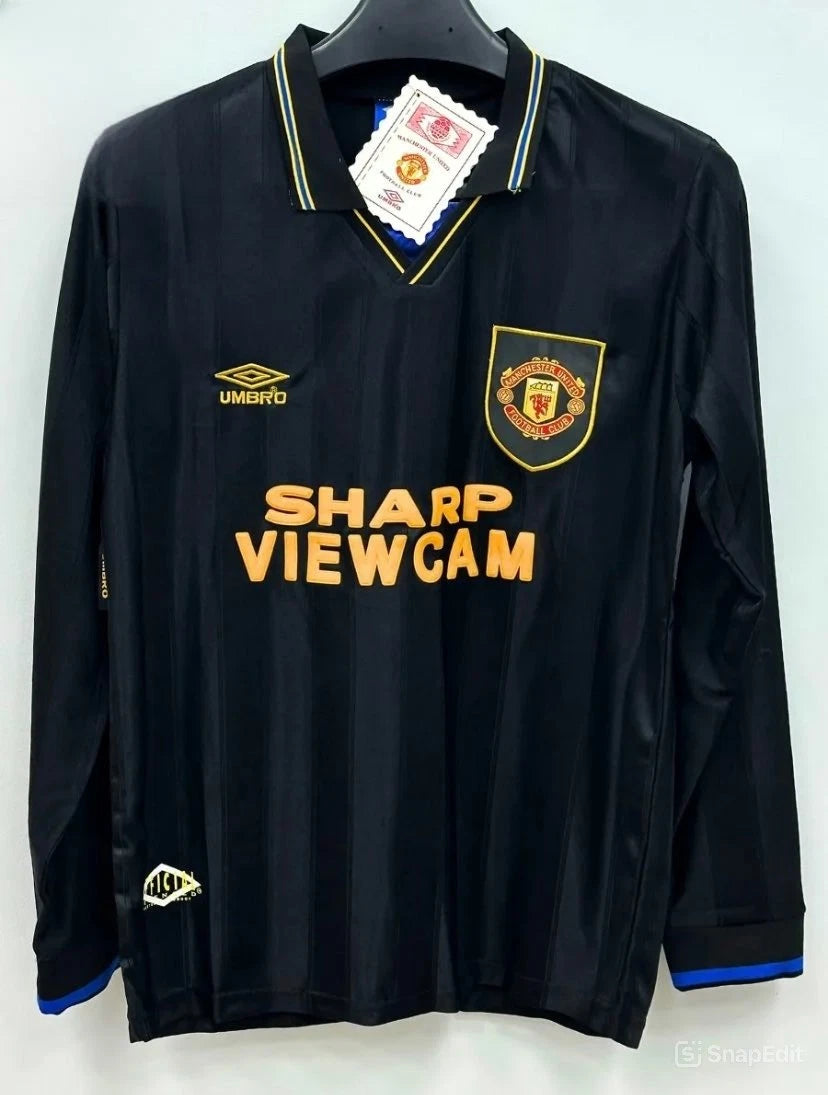VINTAGE UMBRO MUFC SOCCER JERSEY 1995 RETRO size L