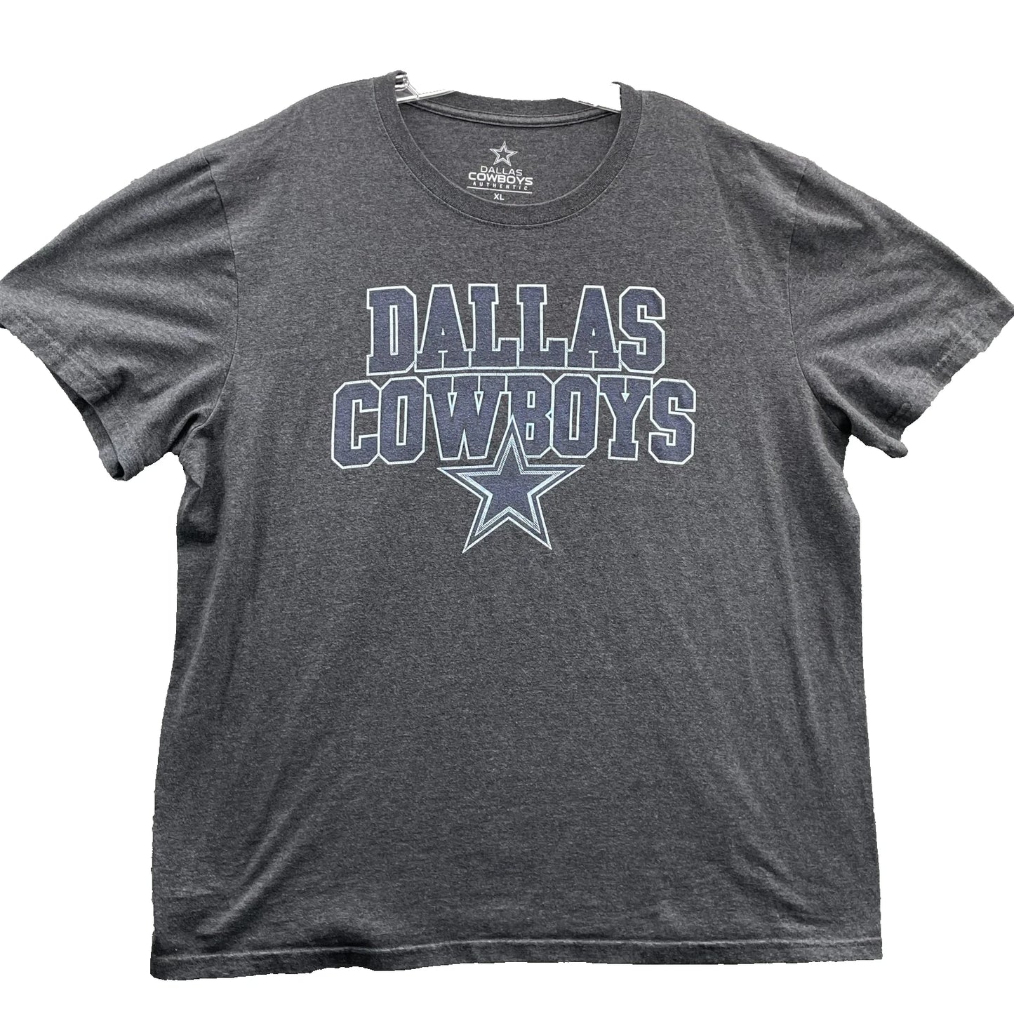 Dallas Cowboys T-Shirt Men's XL Gray Retro Football Sportswear Training Athletic