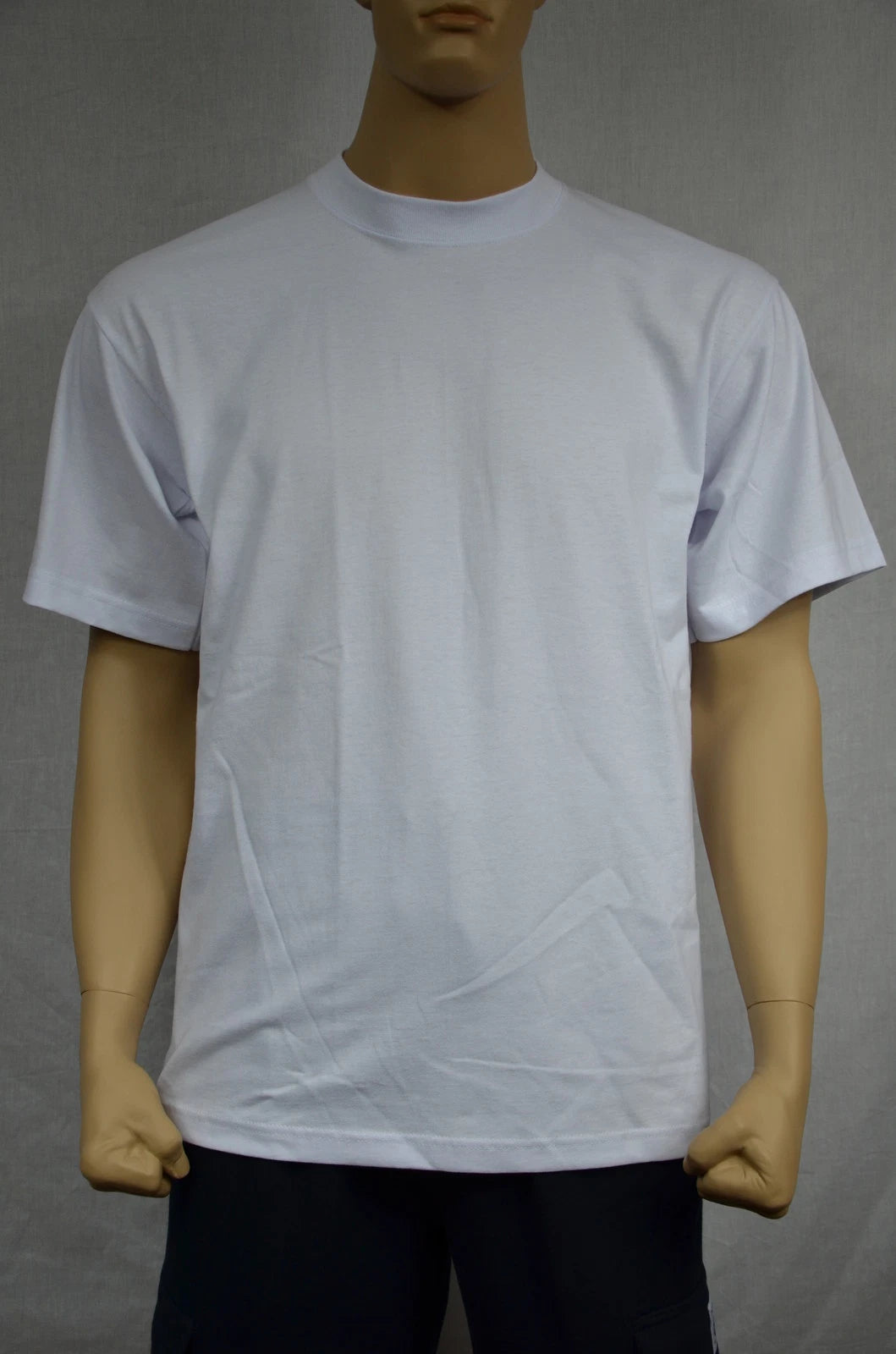 6 NEW SHAKA WEAR SUPER MAX HEAVY WEIGHT T-SHIRTS WARM WHITE TEE PLAIN SMALL
