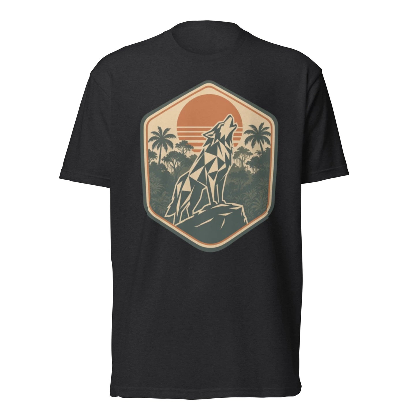 coyote T-Shirt, wolf mountain tee | Howling Animal Design, lightweight, soft