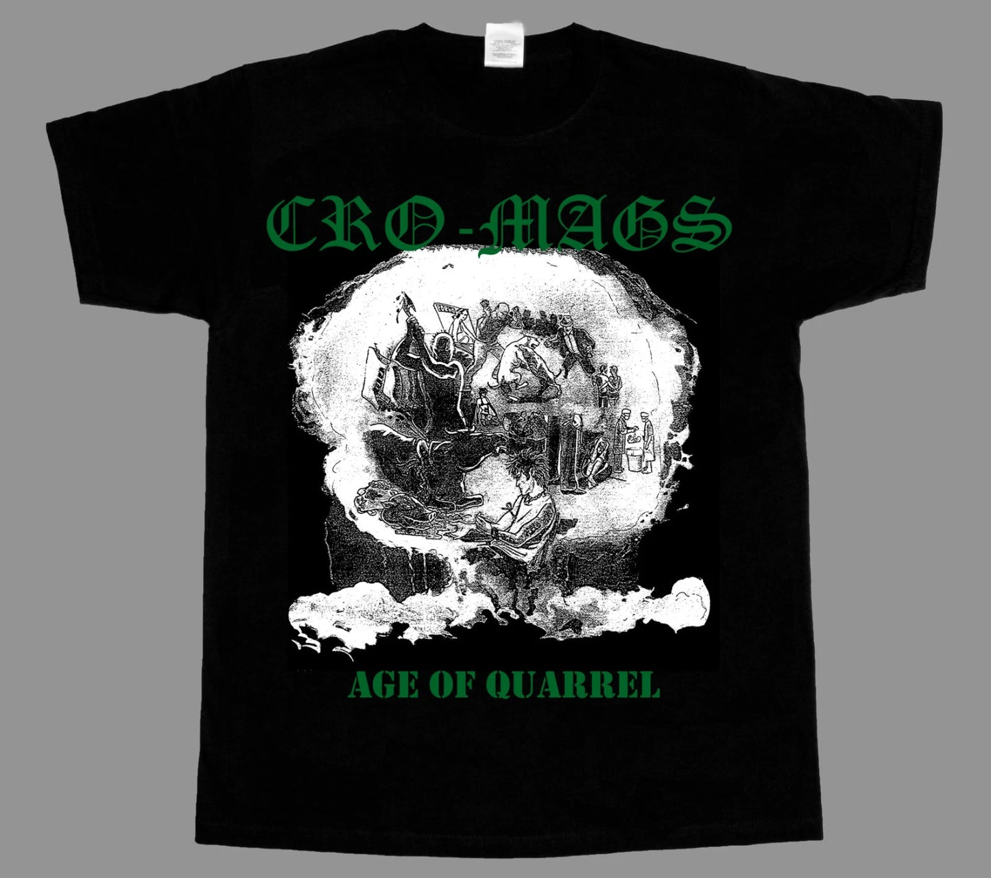 CRO-MAGS THE AGE OF QUARREL'86 NEW BLACK T-SHIRT