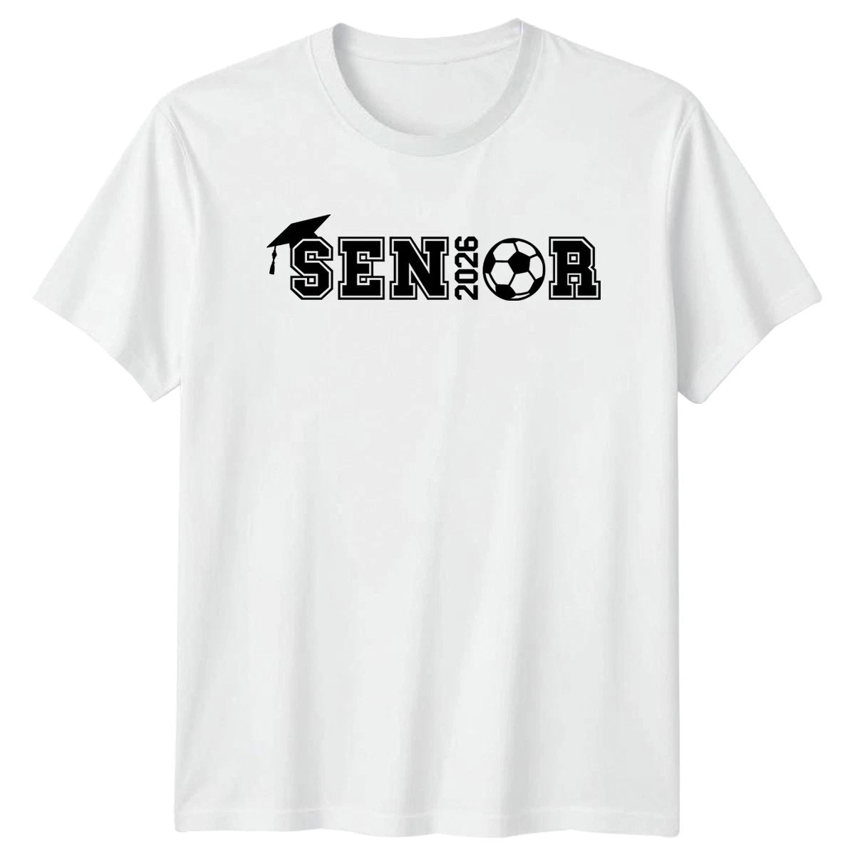 Senior 2026 T-Shirt Soccer Graduation Gift For Him And Her