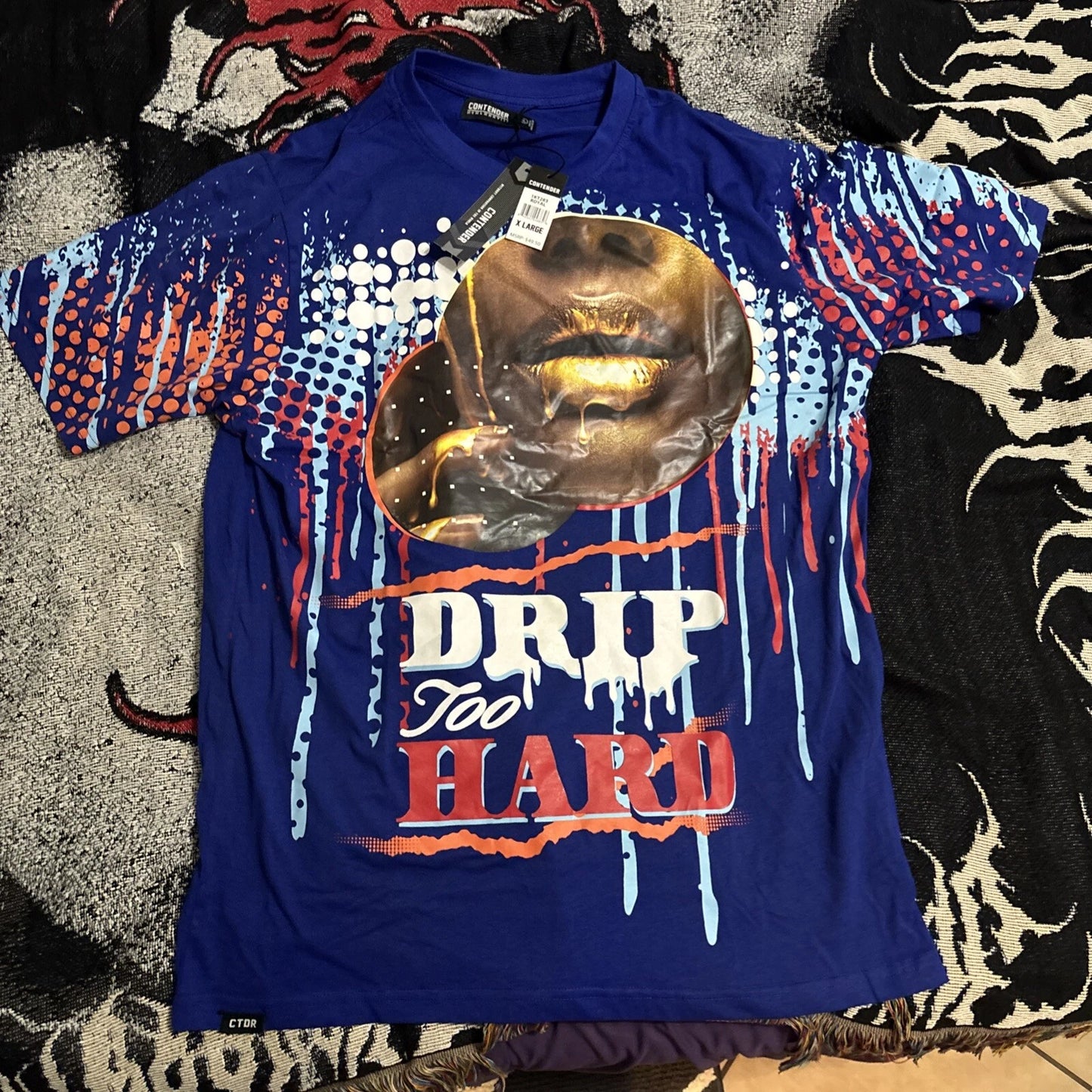 Tee Shirt Contender Xl Brand New Blue
