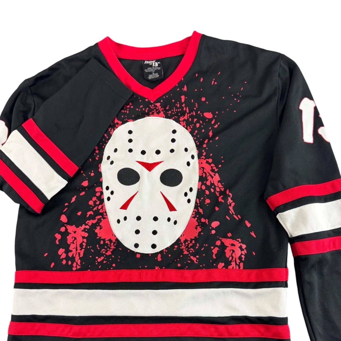Friday the 13th Jason Voorhees Hockey Jersey Number 13 Halloween Costume