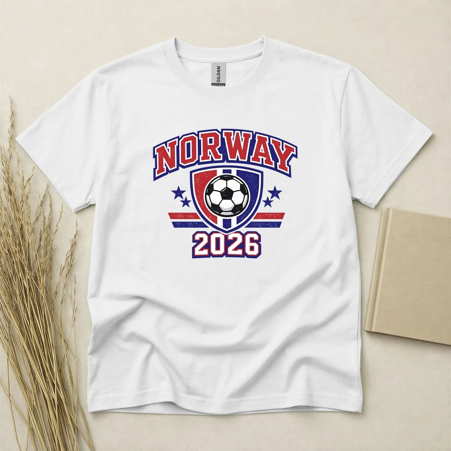 Norway 2026 Football Fan T Shirt Soccer Supporters Gildan Cotton Family Top