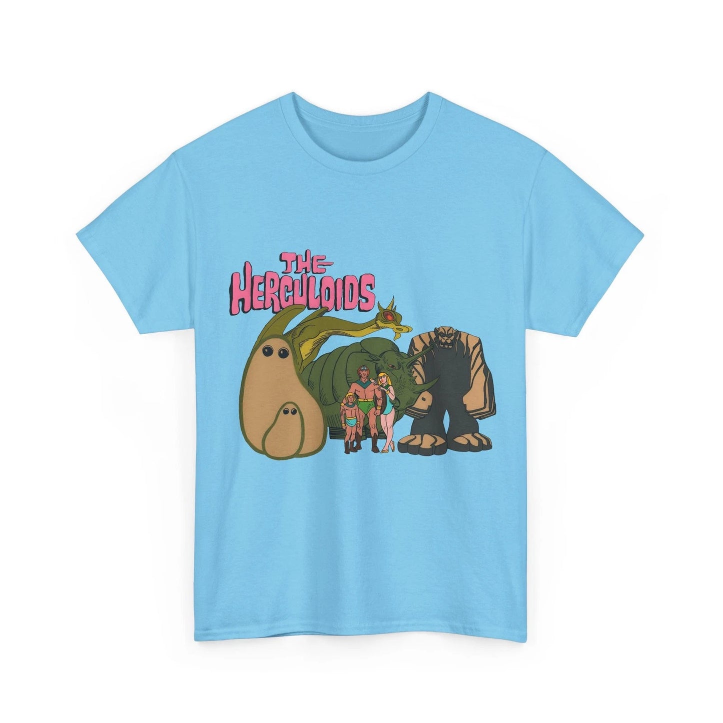 Herculoids T-Shirt Hanna-Barbera Retro 60s Cartoon Gloop Gleep Vintage-Style Tee