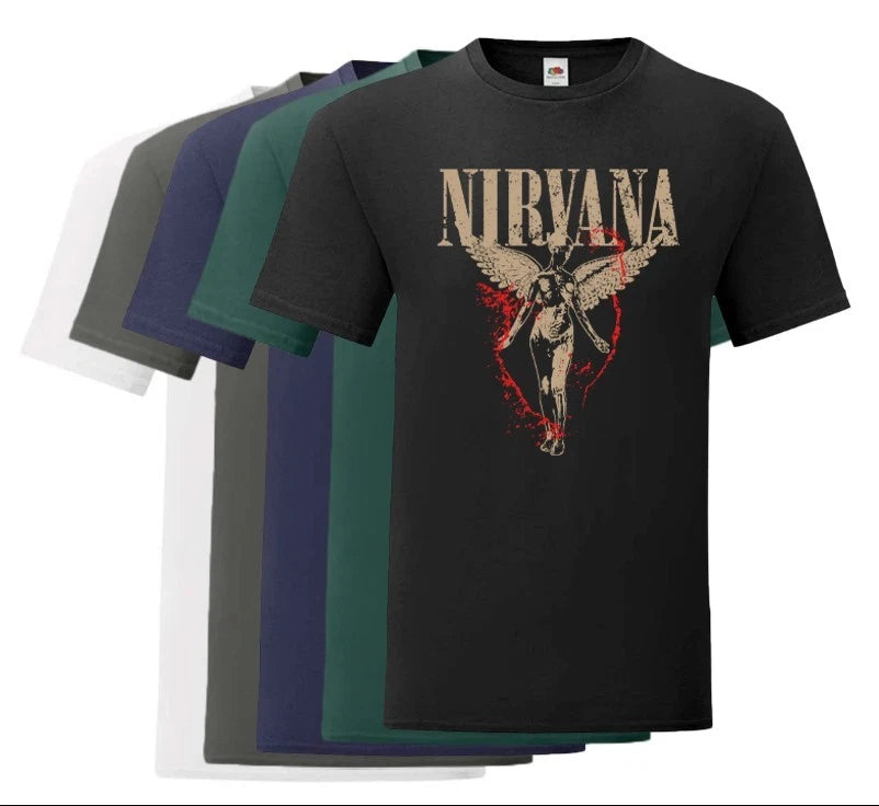 In Utero T-Shirt - cotton - Rock & Roll Grunge Alternative Rock Punk gift tee