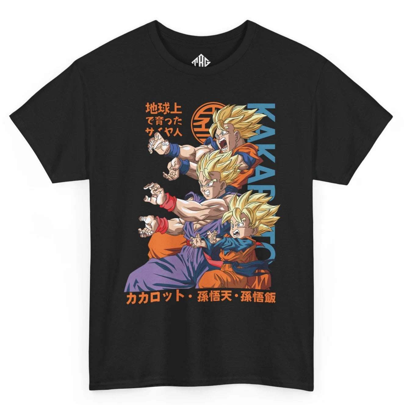 Anime T-Shirt Style Super Saiyan Warrior Graphic Tee Inspired Family Z Cosplay