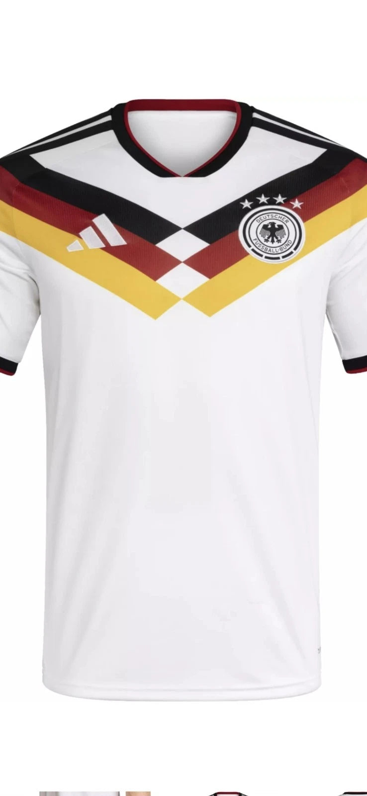 NWT Germany National Team Adidas Climalite 2026 Jersey Mens Large