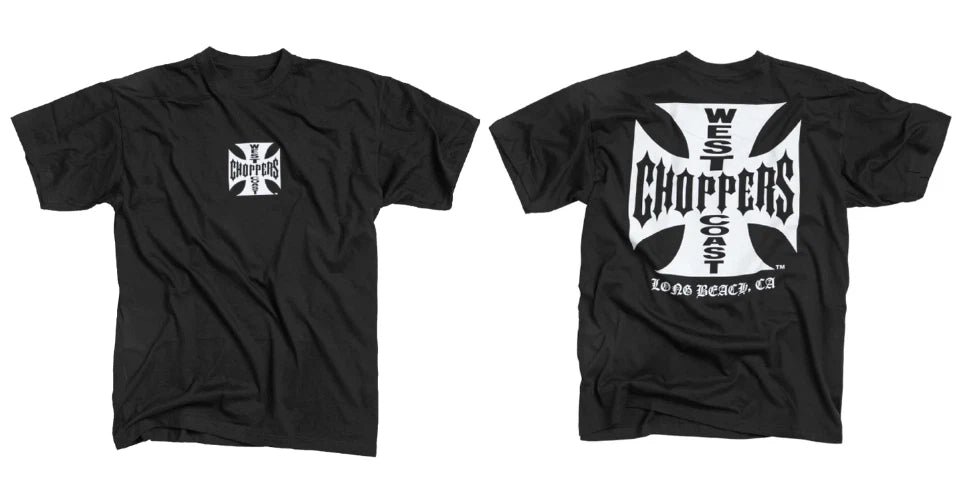 West Coast Choppers OG Reprint Classic Tee Mens Black Graphic Shirt S-5XL