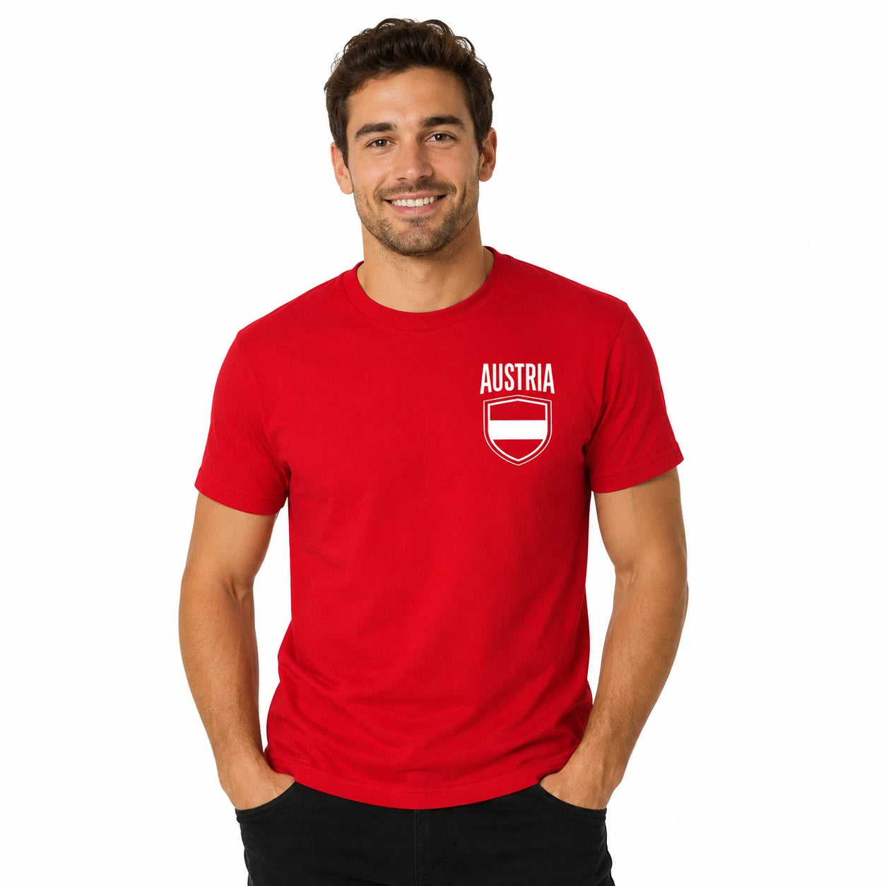 Austria World Cup 2026 T Shirt Mens Football Soccer Fan Austrian Supporter