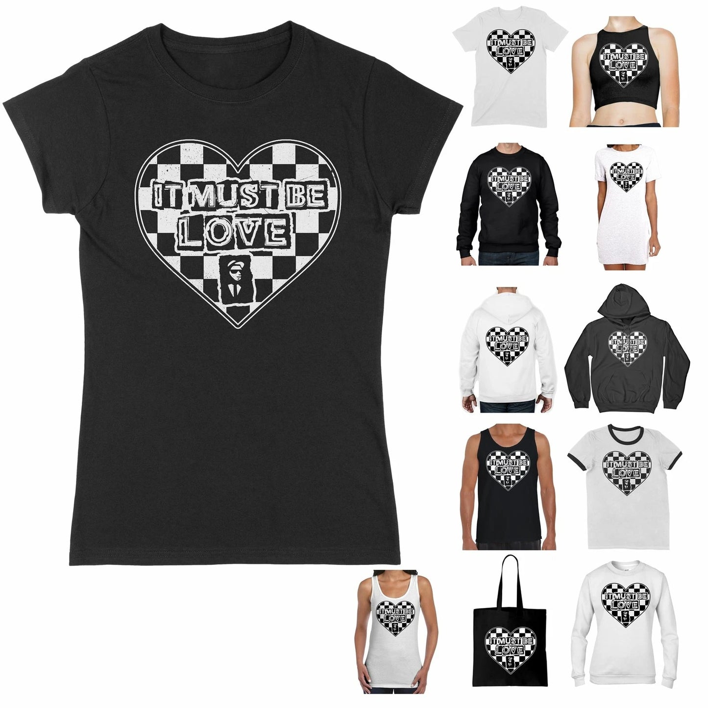 It Must Be Love Ska Music T Shirt - 2 Tone Madness The Specials Selecter