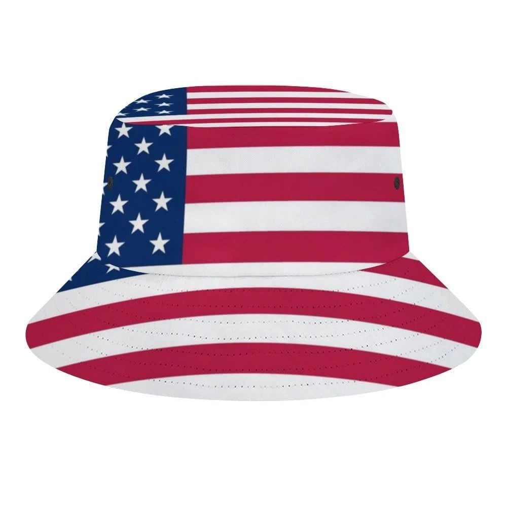 Soccer USA Hat Fisherman Bucket Hat, Game Day Summer Beach Sun Hat for Fans G...