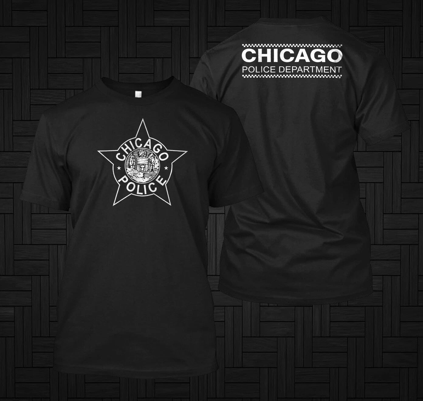Chicago Police Department United States - Custom front and back tee