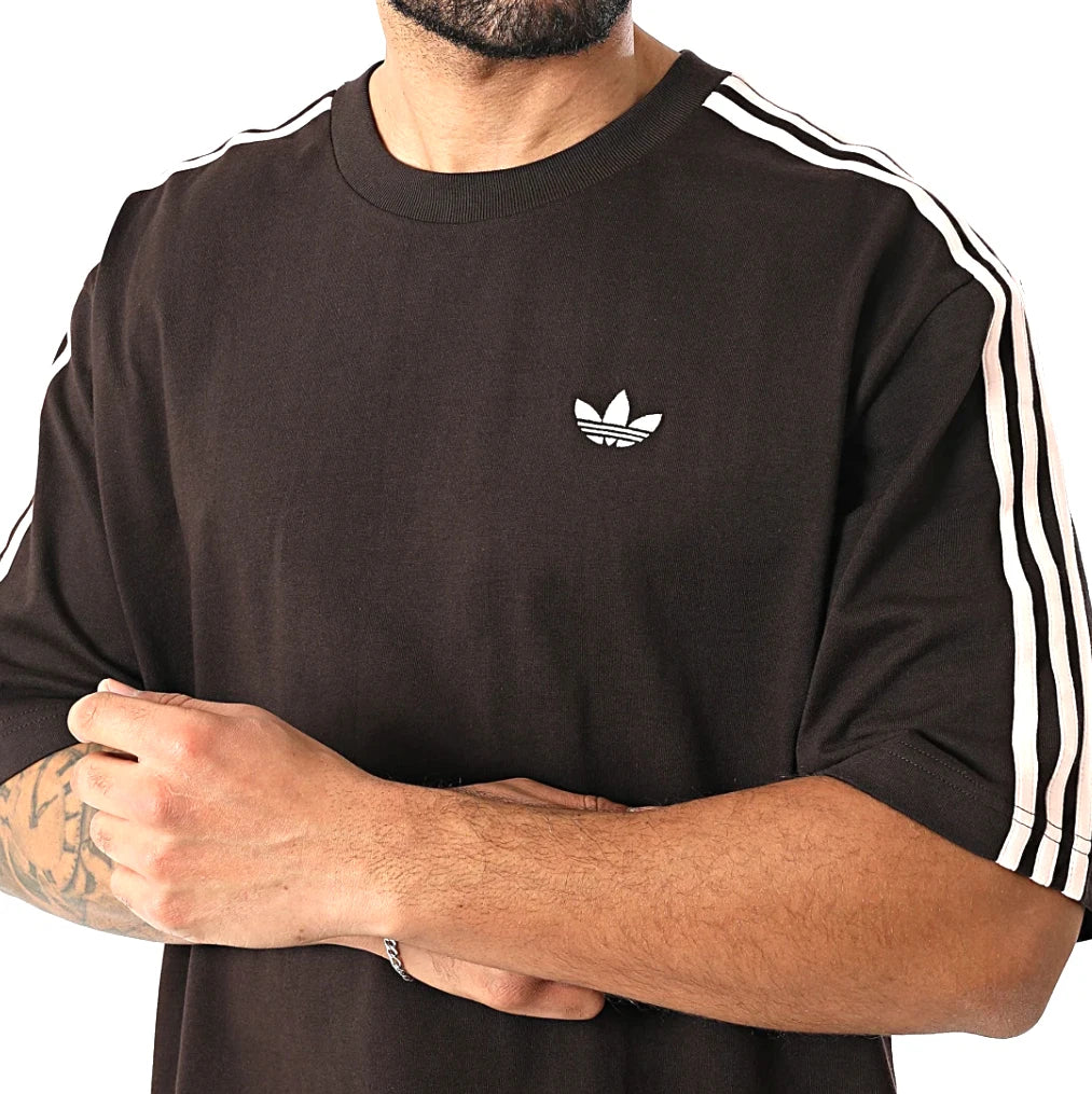 NEW MENS ADIDAS ORIGINALS 3 STRIPES OVERSIZE TEE SHIRT ~SIZE MEDIUM #KE290