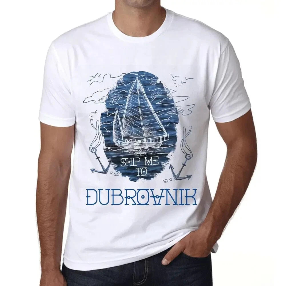 Men's Graphic T-Shirt Ship Me To Dubrovnik Eco-Friendly Limited Edition