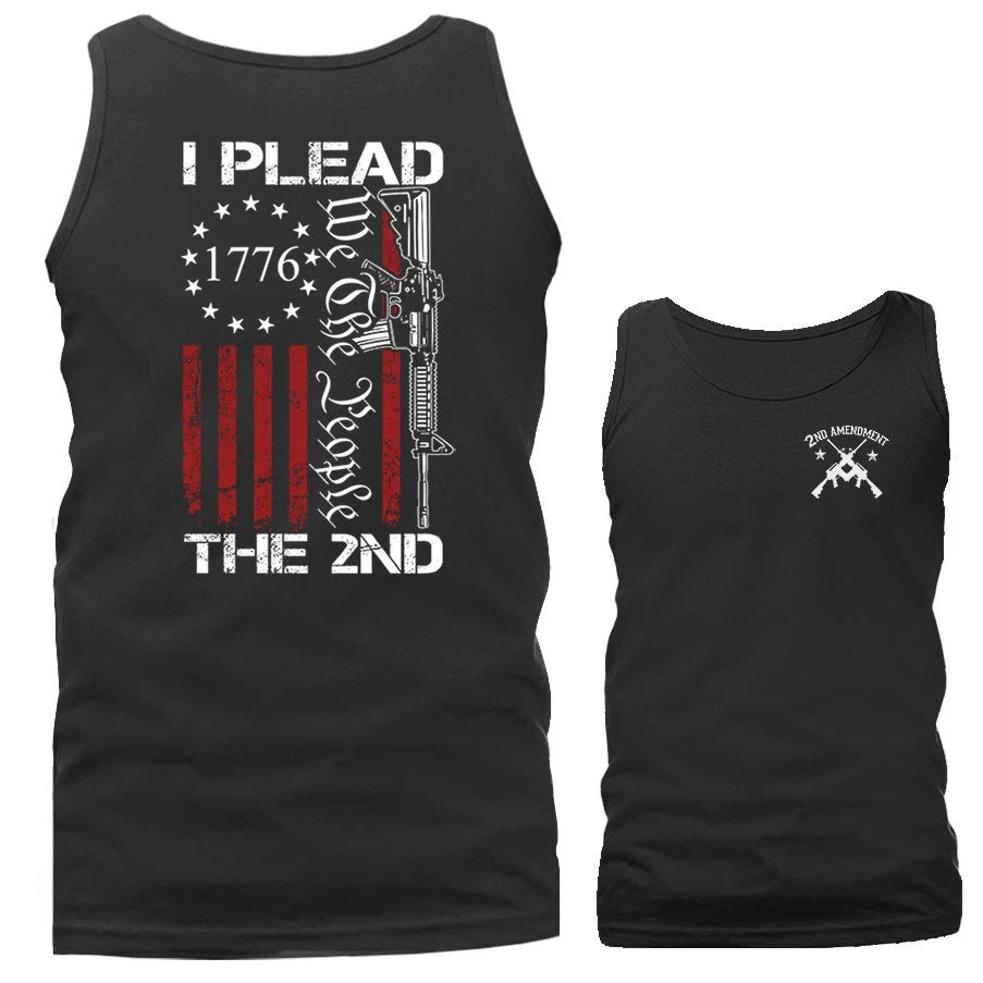 I Plead The 2nd Amendment 1776 We The People Patriotic 2A Tank Top