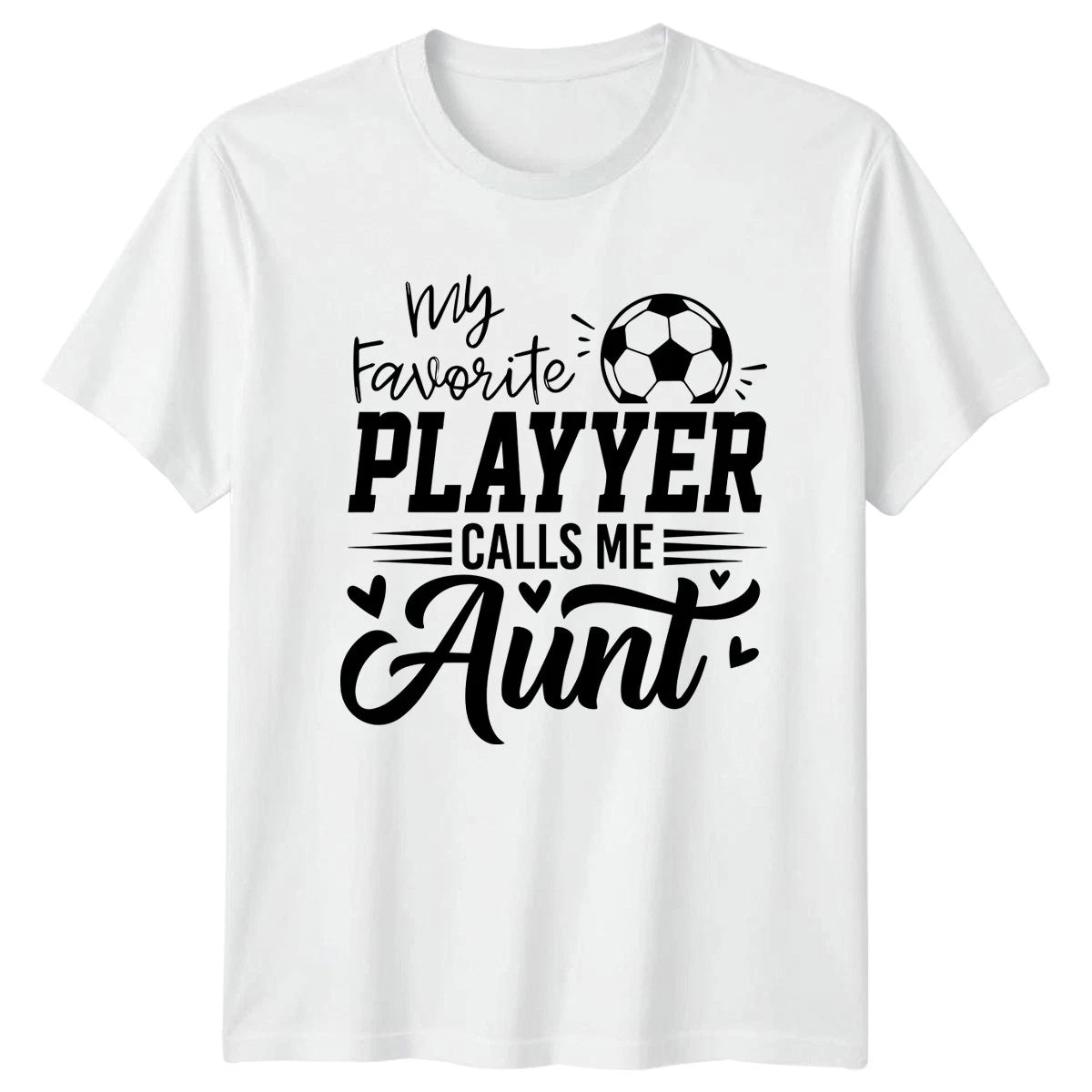My Favorite Player Calls Me Womens T-Shirt Soccer Aunt Soccer Gift For Her