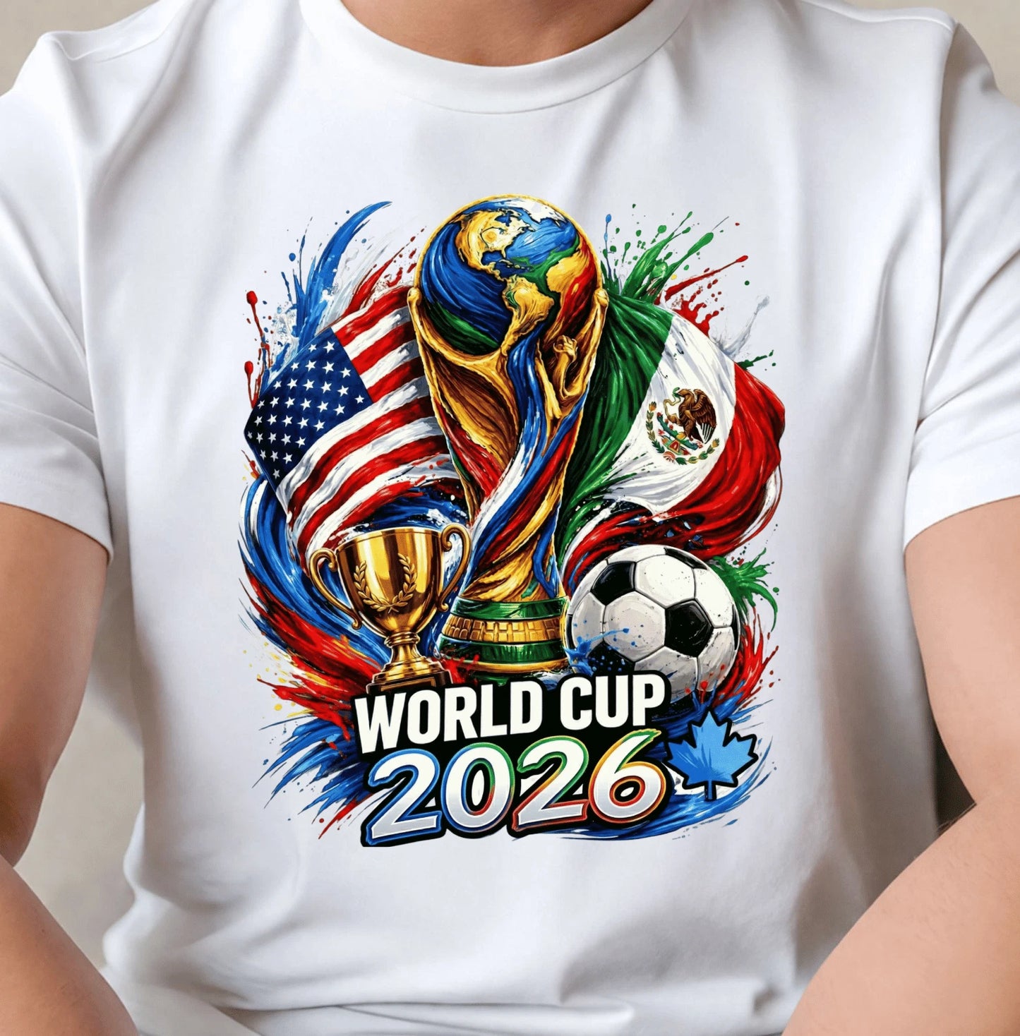 World Cup 2026 Shirt USA Canada Mexico Soccer Fan T-Shirt Football Lover Gift