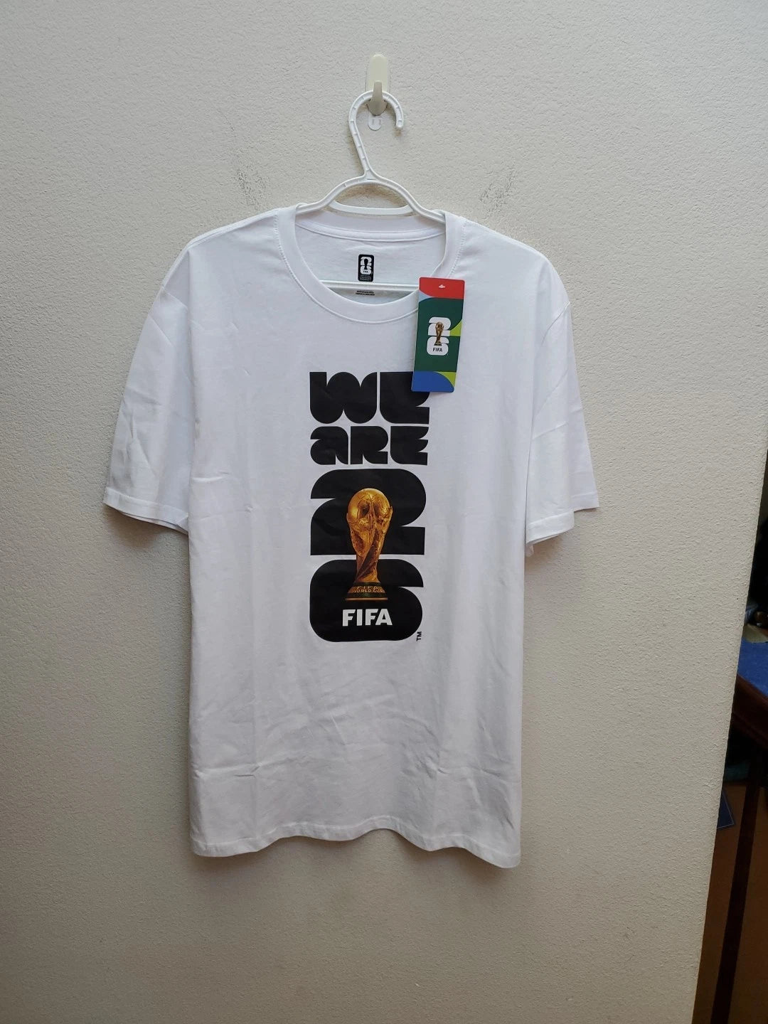 NEW 2026 FIFA Soccer World Cup 26 Trophy Graphic T-Shirt NWT 2XL