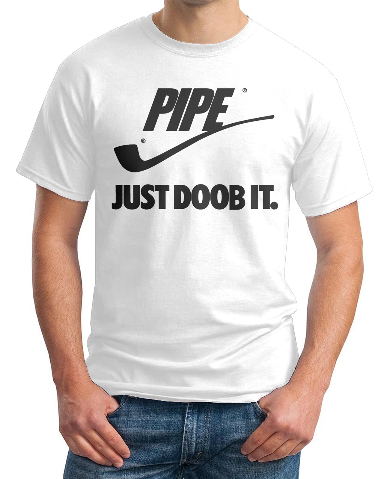 Pipe Spoof Tee: Just Doob It! Funny Sports Parody Shirt - Mens Pemium T-shirts
