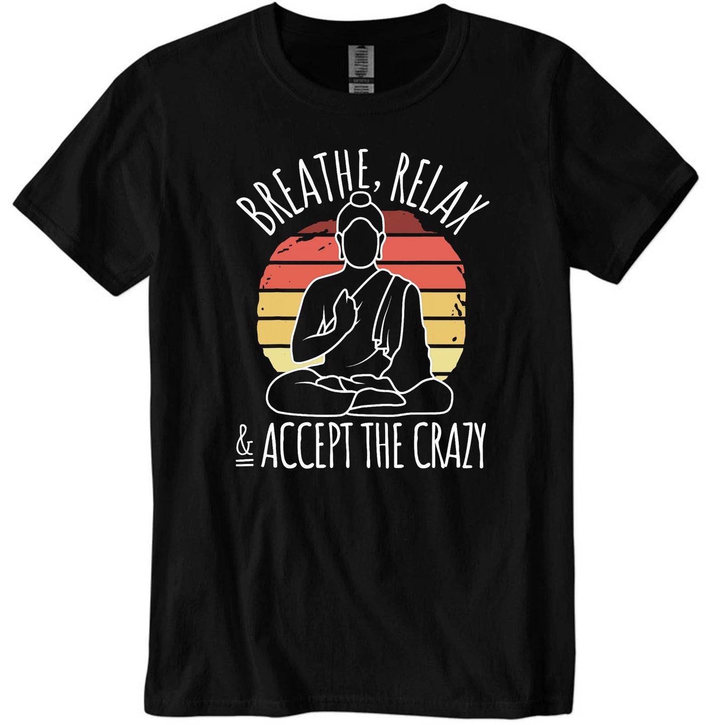 Breathe and Relax Graphic Casual T Shirt