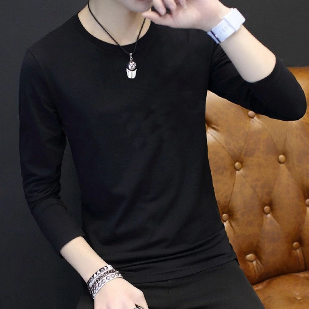 Simple yet Fashionable Unisex Round Neck T Shirt with Bold Letter Print