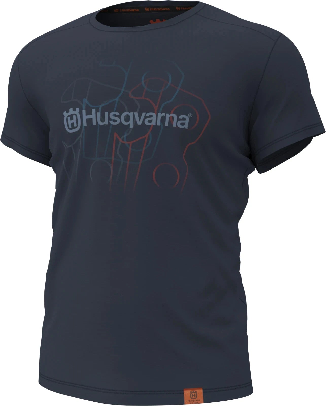 Husqvarna Xplorer LÄNK (Swedish for "Link") T-Shirt - Navy