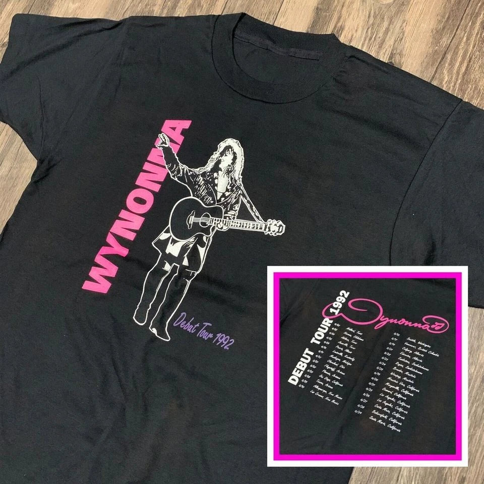 Wynonna Judd Debut Tour 1992 Band T Shirt, Vtg 90s The Judds Tour Concert Shirt