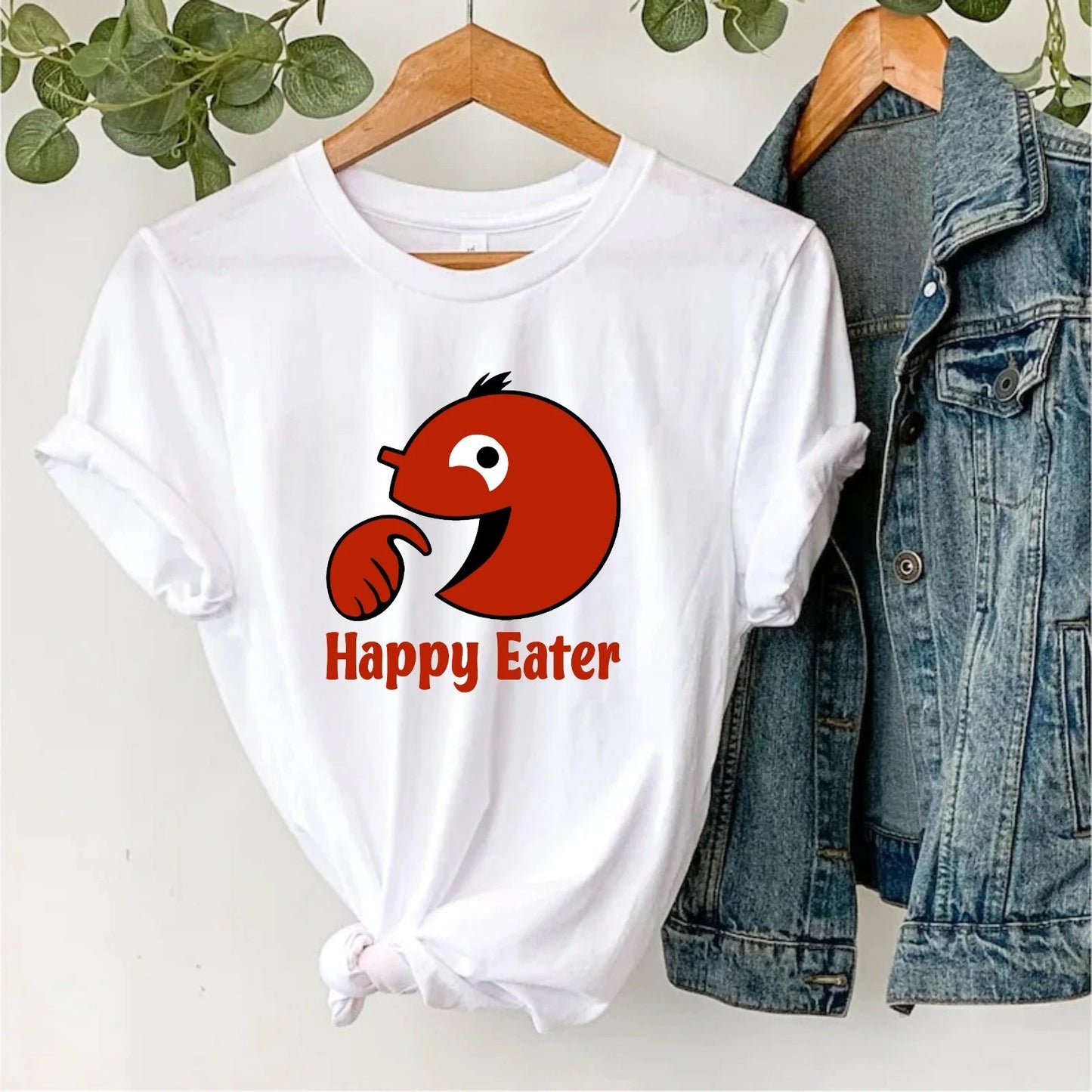 Happy Eater TV Show Café T‑Shirt Funny Foodie Casual Black Mirror Tee Top