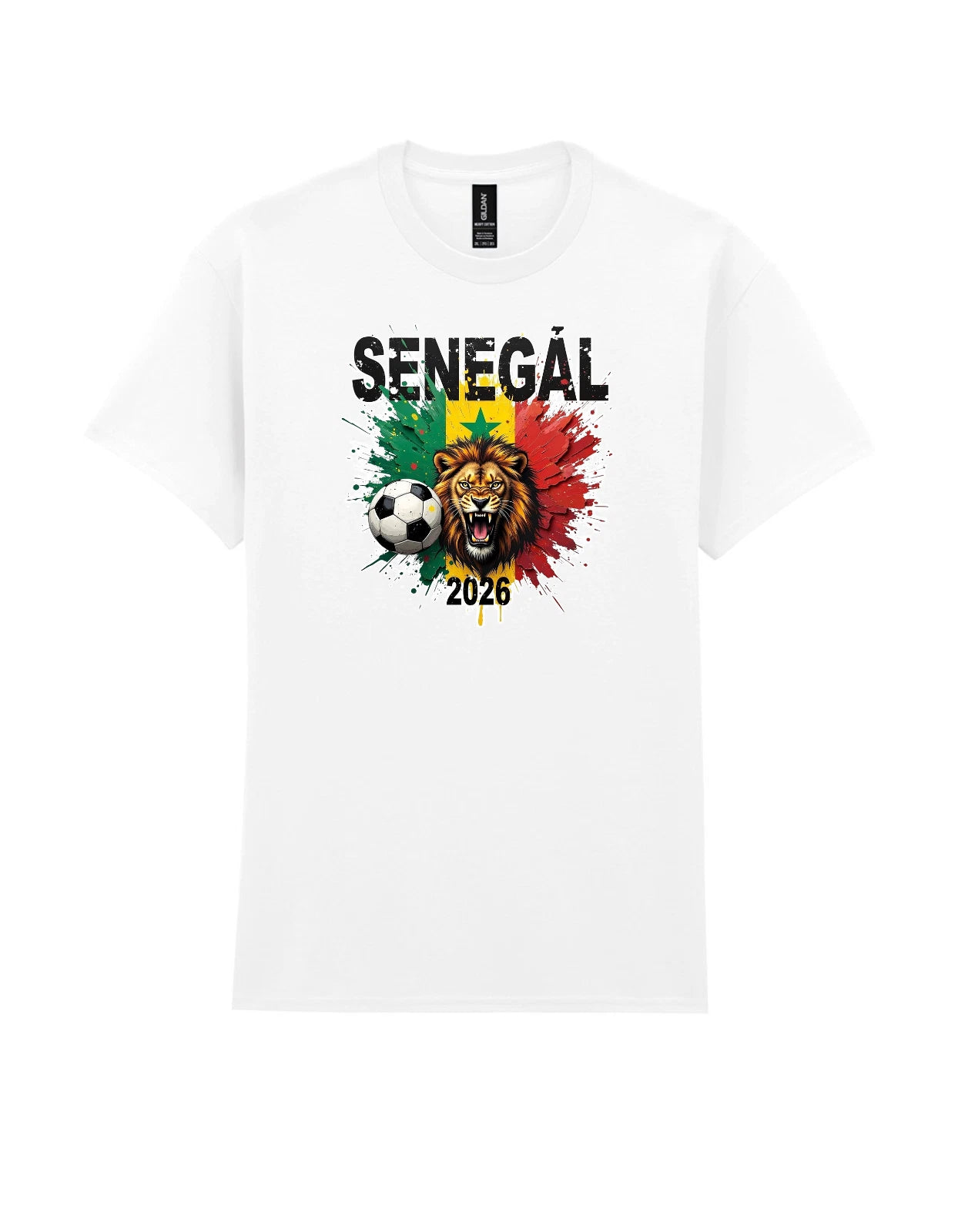 Senegal World Cup 2026 T-Shirt football mens womens unisex gildan