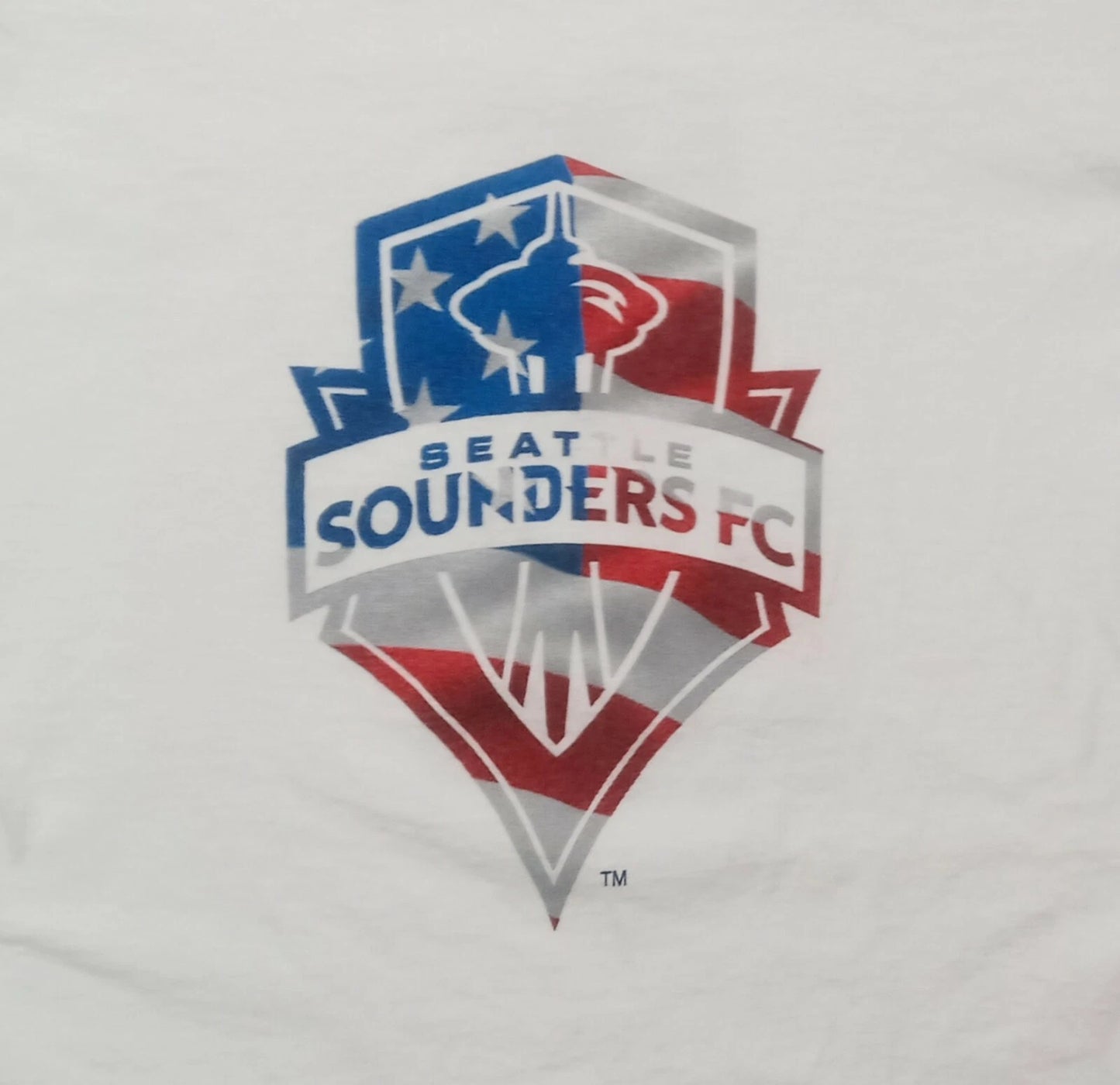 Adidas Seattle Sounders American Flag Logo Dempsey t-shirt MLS Soccer