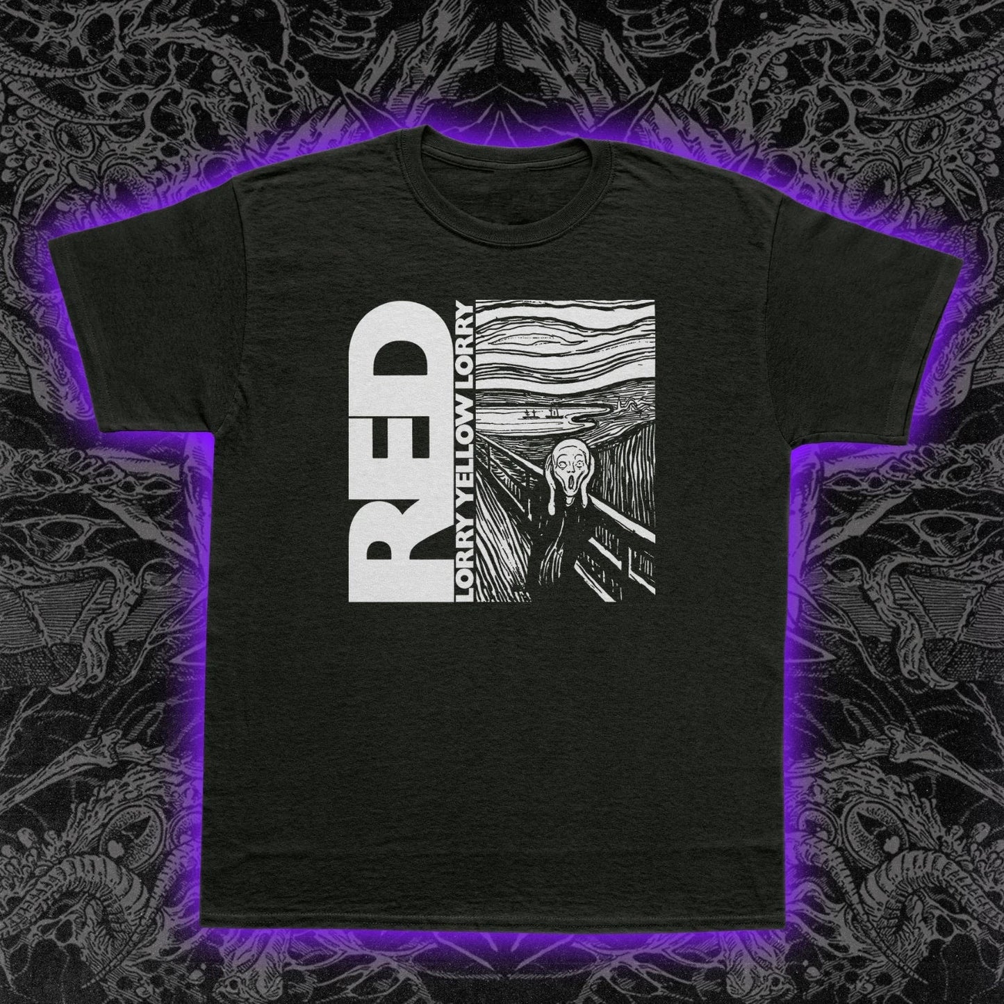 Red Lorry Yellow Lorry T-Shirt Post-Punk Goth Rock Indie UK Music Tee S-5XL