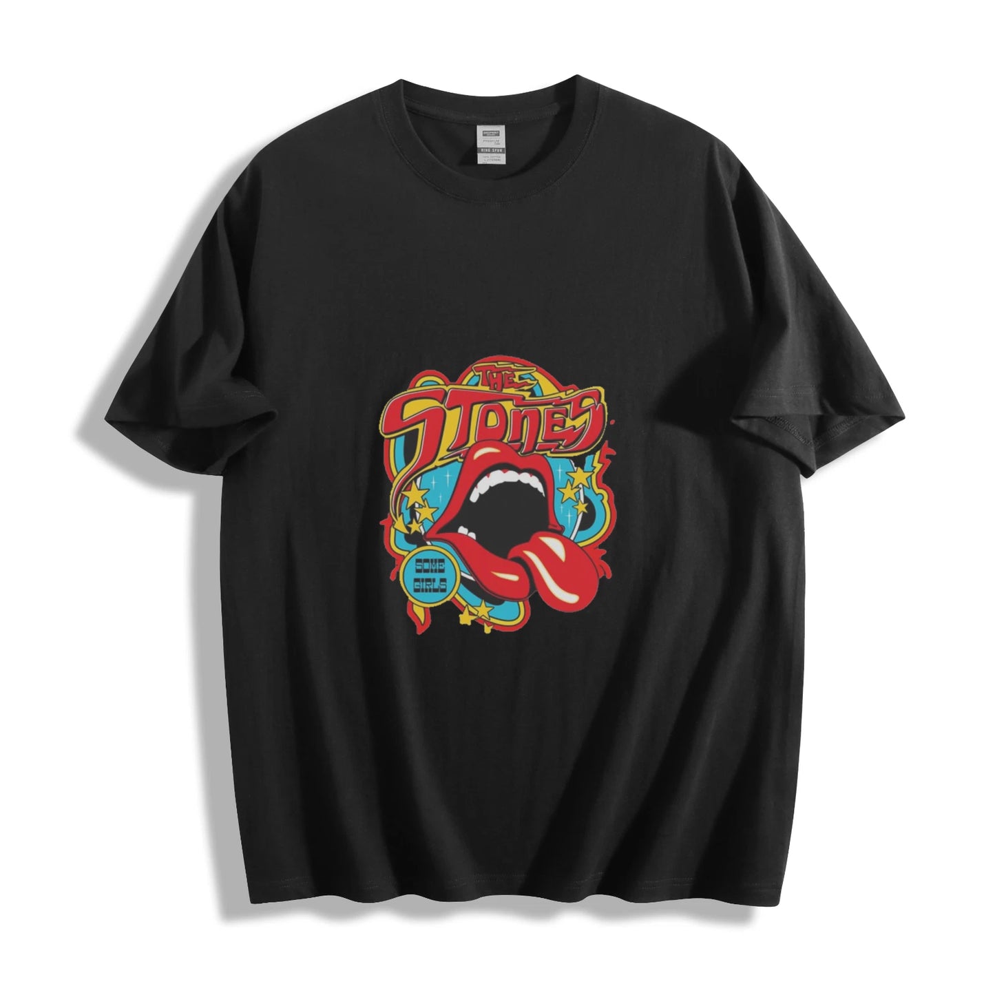The Stones Some Girls T-Shirt - Iconic Red Lips Design Unisex Tee