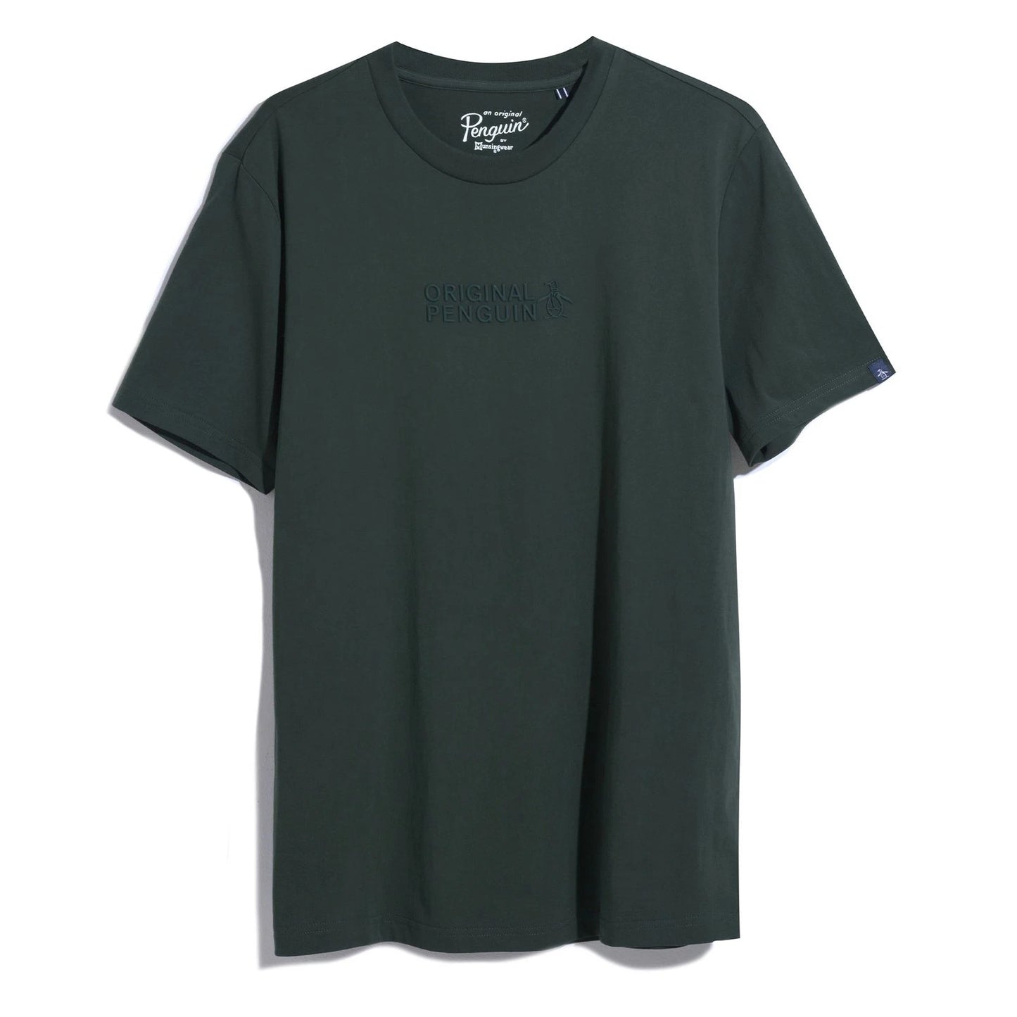 Original Penguin Soft Comfort Cotton Graphic Logo Knit Jersey Crew Neck T-Shirt