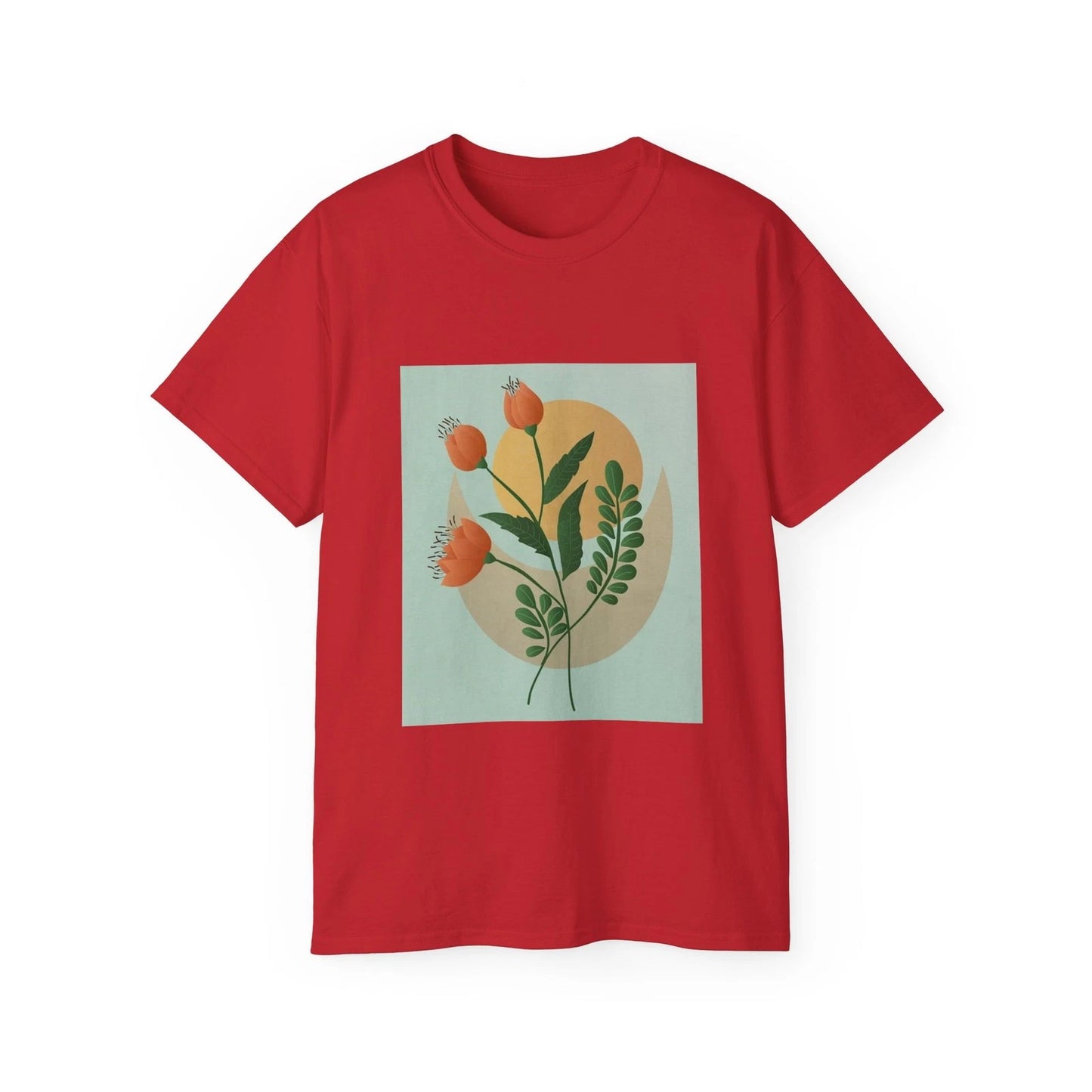 Flowers Nature Vegetable Flora Bouquet | Custom Graphic T-Shirt