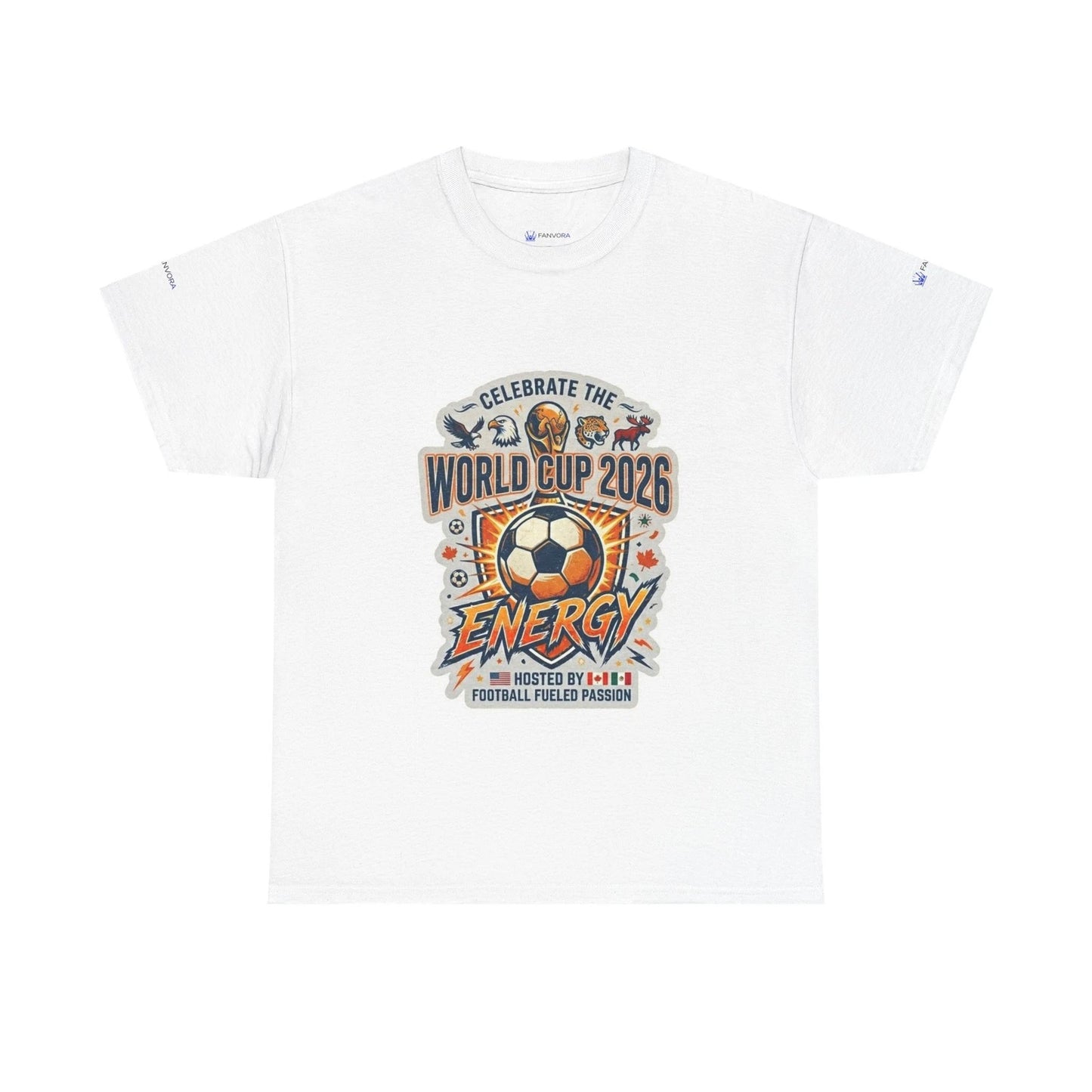 World Cup 2026 Energy Soccer Tee — "EAT SLEEP WATCH REPEAT" Fans Inspired