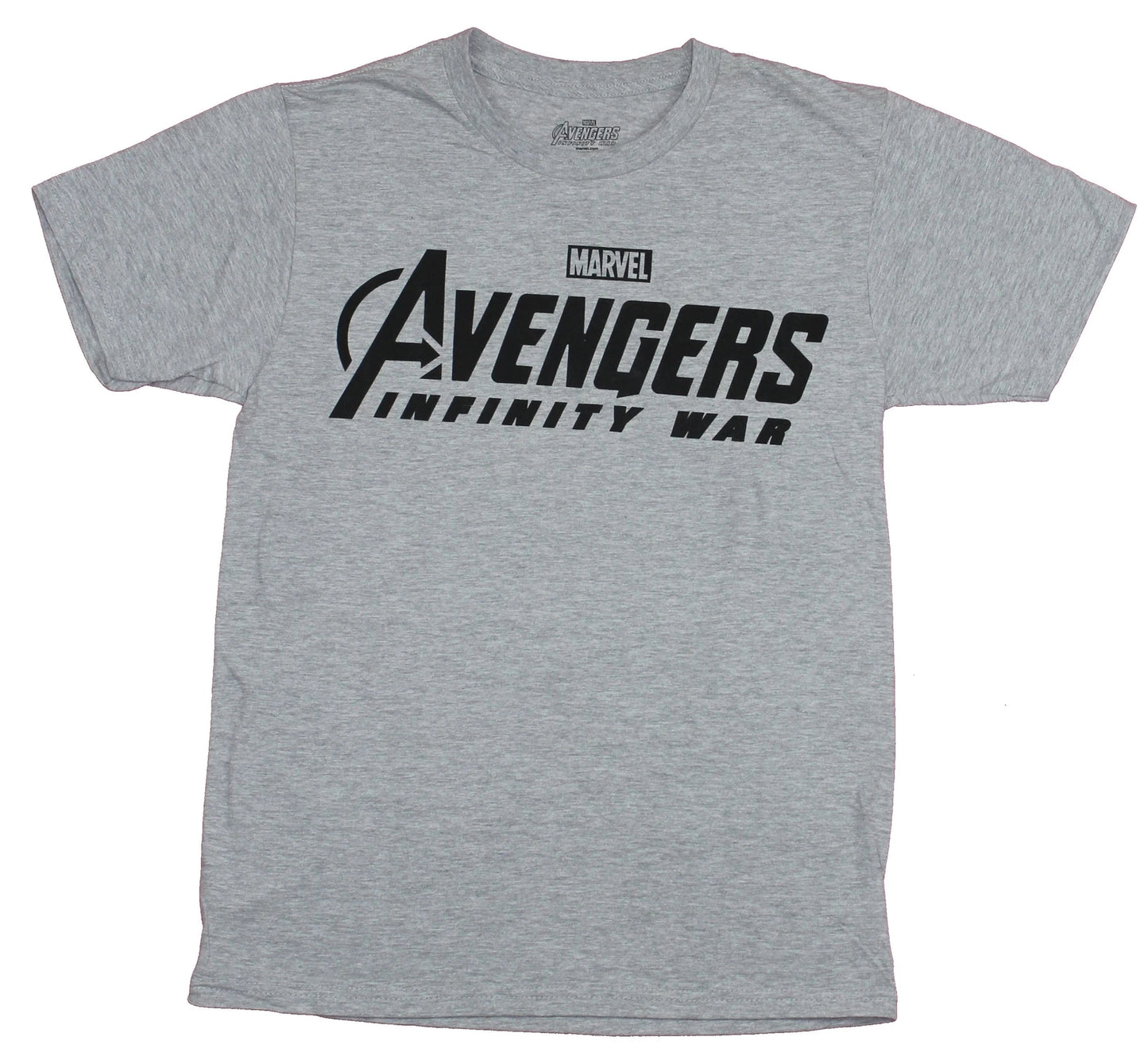 Avengers Adult New T-Shirt- Infinity War Simple Word Logo