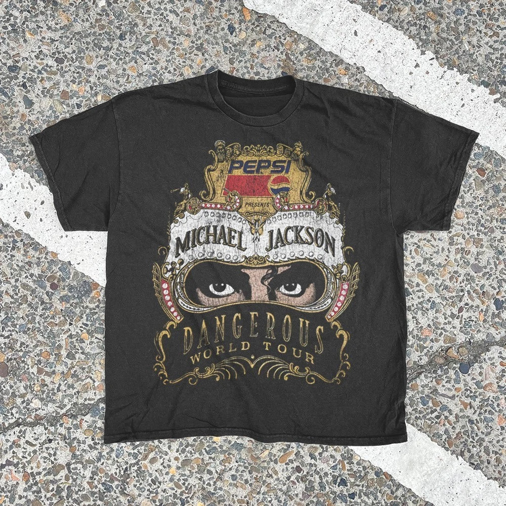 Mjs Dangerous Washed T-Shirt Black M