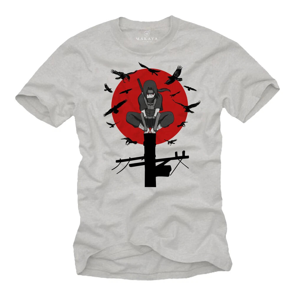 Gamer T-Shirt Men's Boys Men Nerd Anime Manga Comic Gifts Itachi naruto