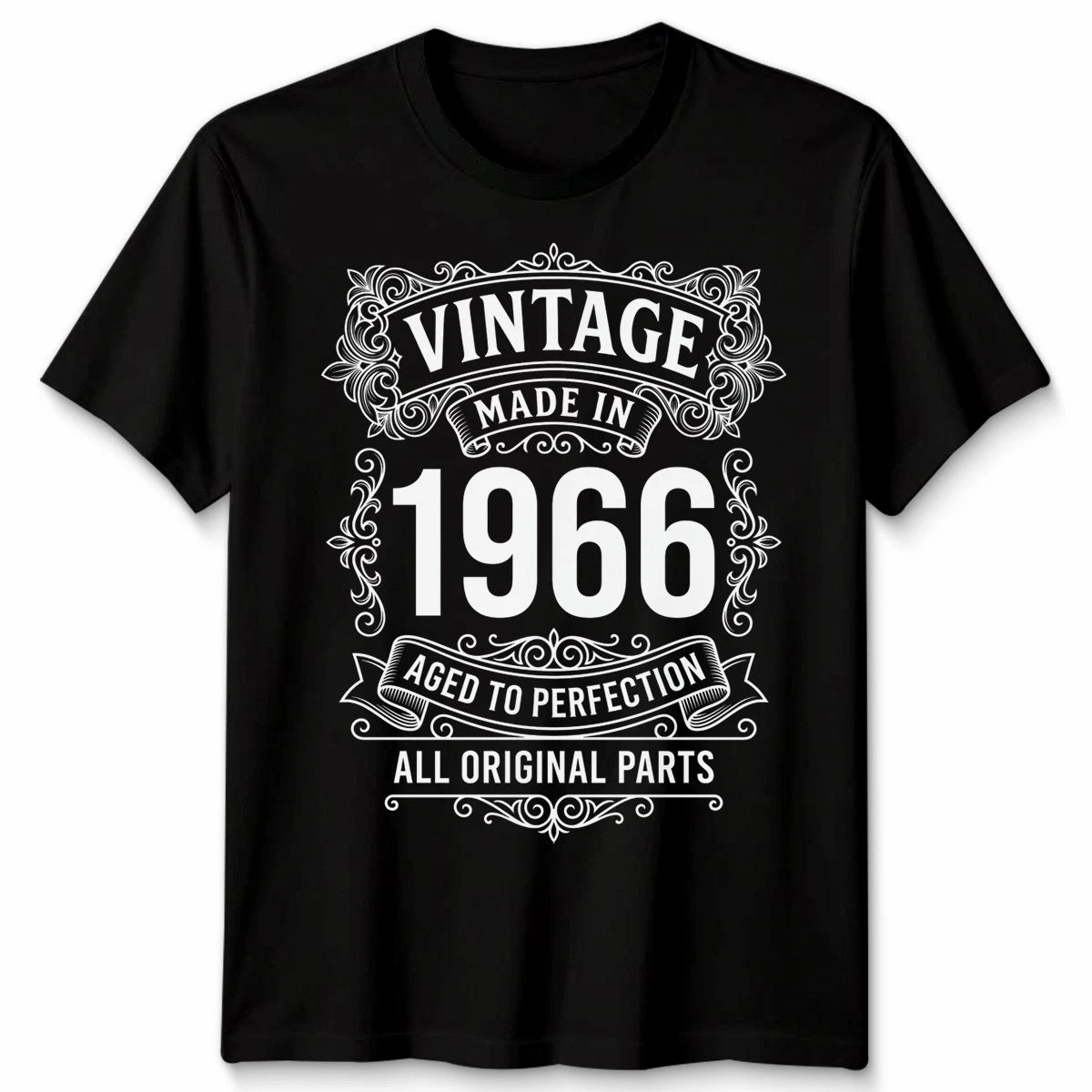 Unisex 60th Birthday Gift T Shirt All Original Parts Born In 1966