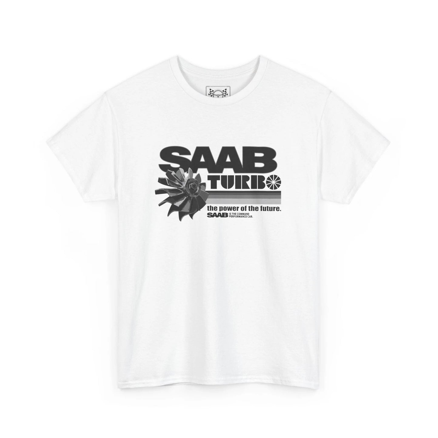 SAAB Turbo Vintage Design T-Shirt - Swedish Classic Cars Tee - Automotive Gift