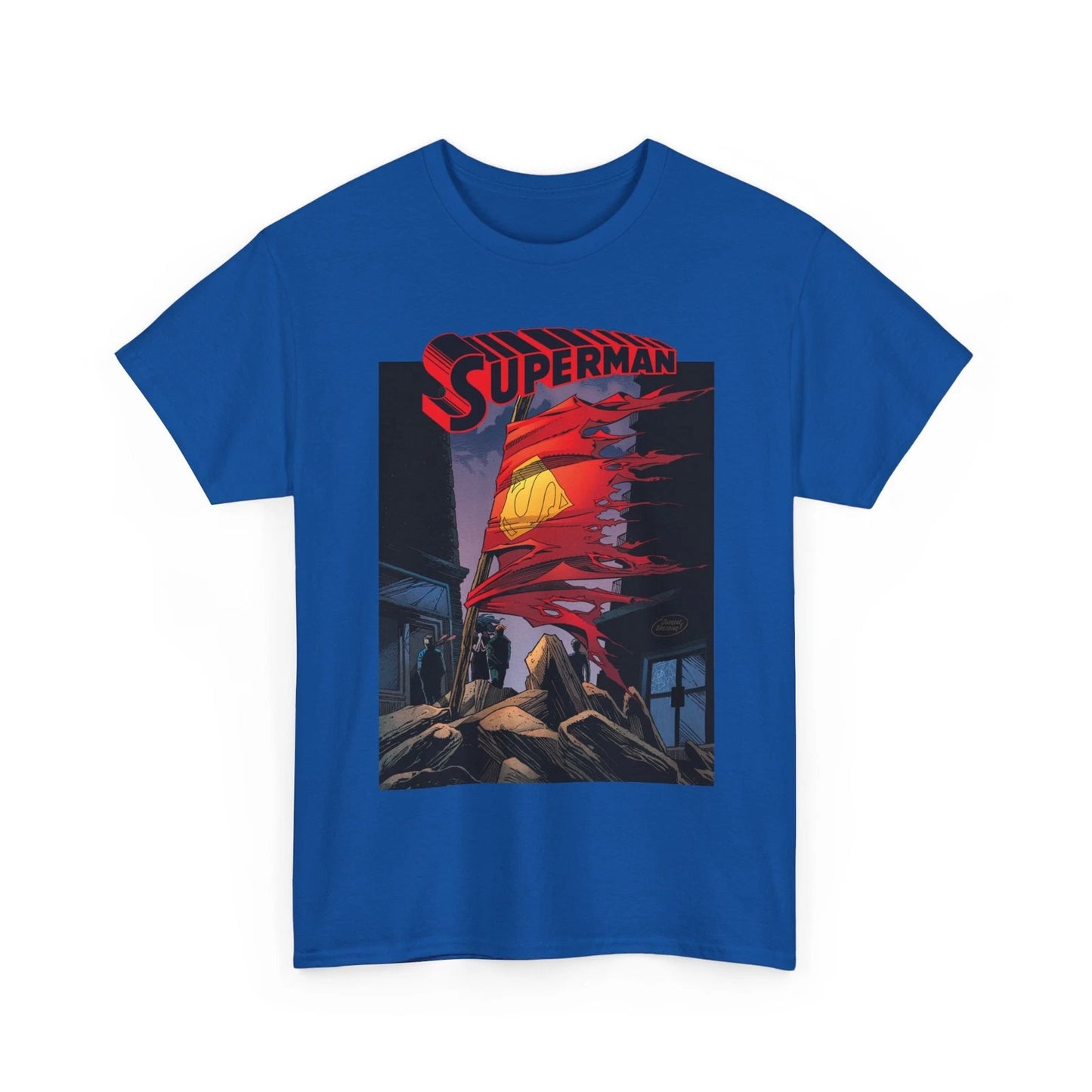 Death of Superman T-Shirt DC Comics #75 Cover Doomsday Retro Vintage-Style Tee