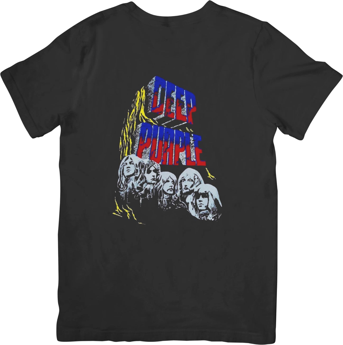 Deep Purple Collection Vintage Retro Fit for Men & Women Quality Cotton T-Shirts