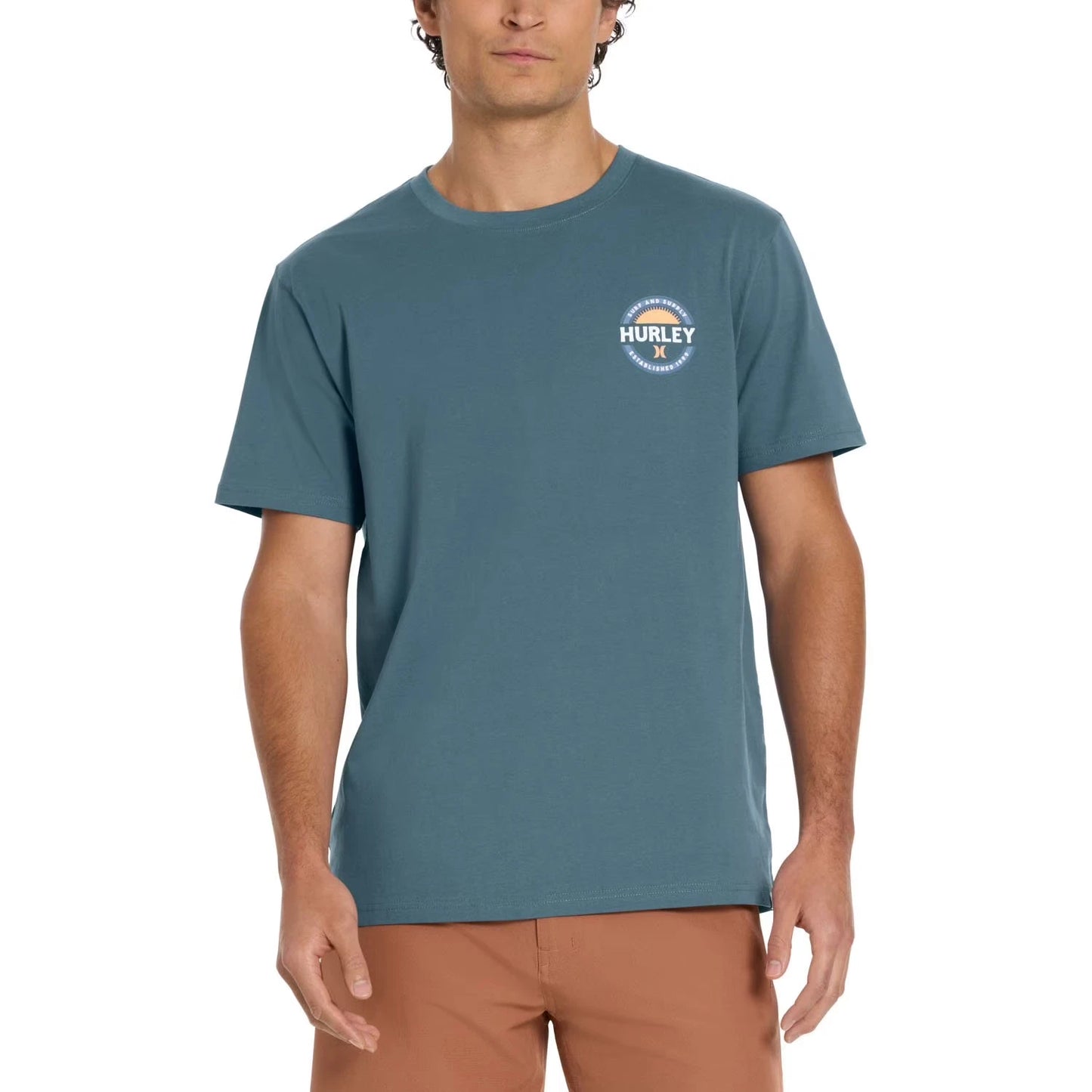 Hurley Men's Graphic Tee Size XL Blue