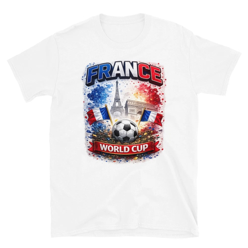 France Football Soccer Shirt Unisex Sports Tee World cup